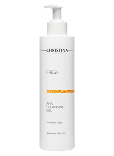 FRESH AHA CLEANSING GEL FOR ALL SKIN TYPES, PH 2,6-3,6 Очищающий гель с фруктовыми кислотами для всех типов кожи, 300 мл