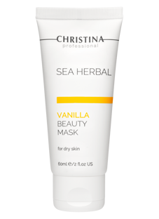 SEA HERBAL BEAUTY MASK VANILLA FOR DRY SKIN Маска красоты на основе морских трав для сухой кожи «Ваниль», 60 мл